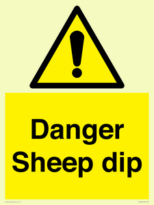 Danger Sheep dip